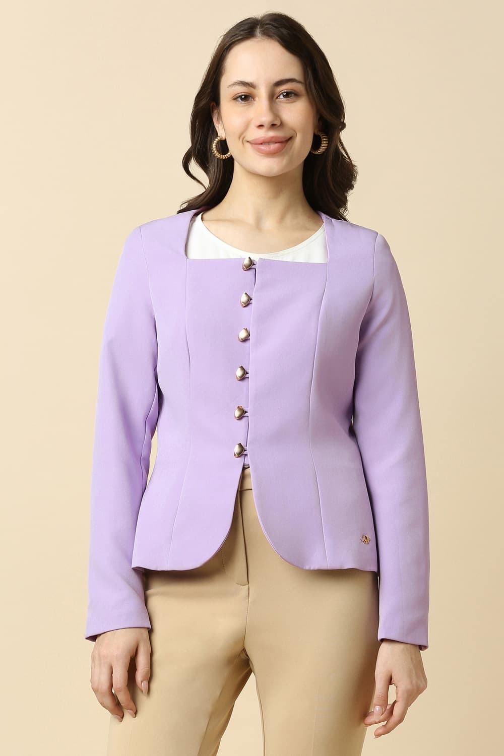 Women Lilac Blazer
