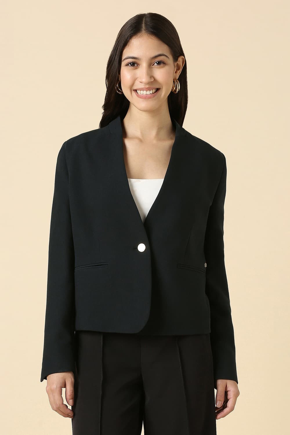 Women Navy Blazer