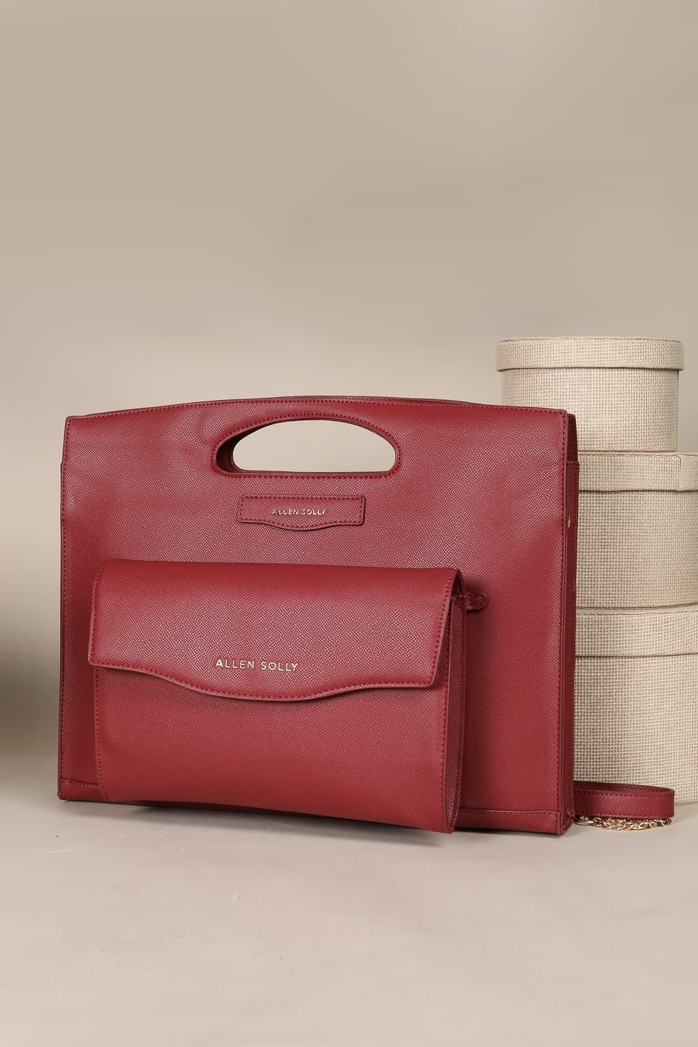 Women Maroon Formal Sling Bag