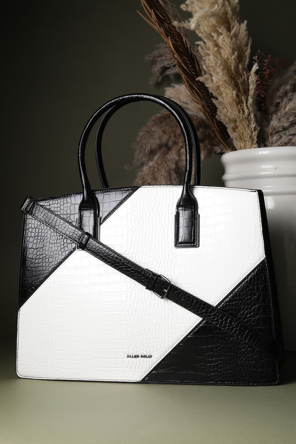 Women Black Formal Handbag