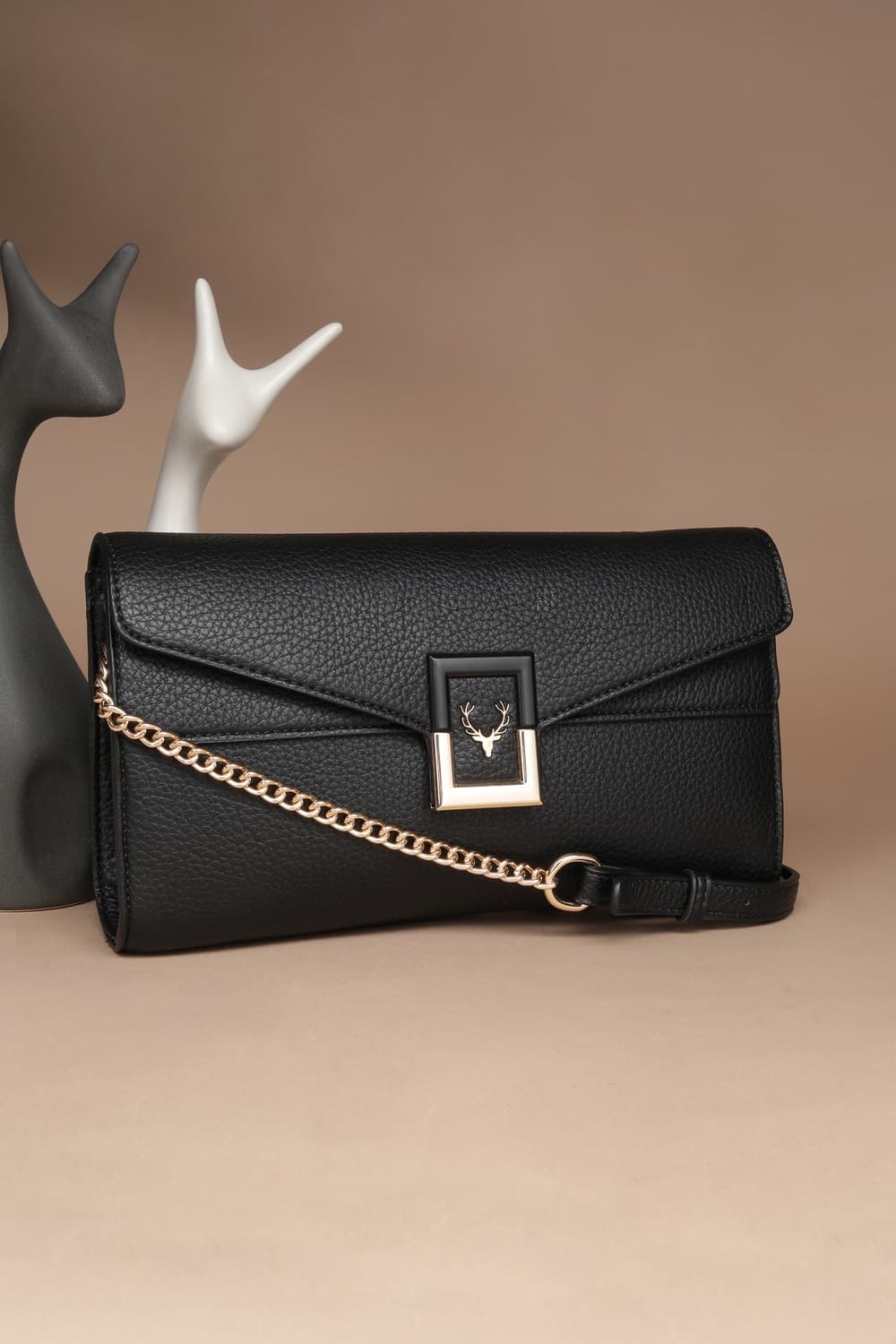 Women Black Casual Sling Bag