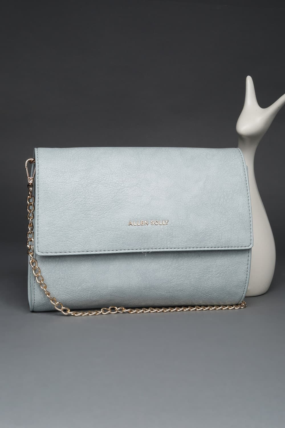 Women Light Blue Casual Sling Bag