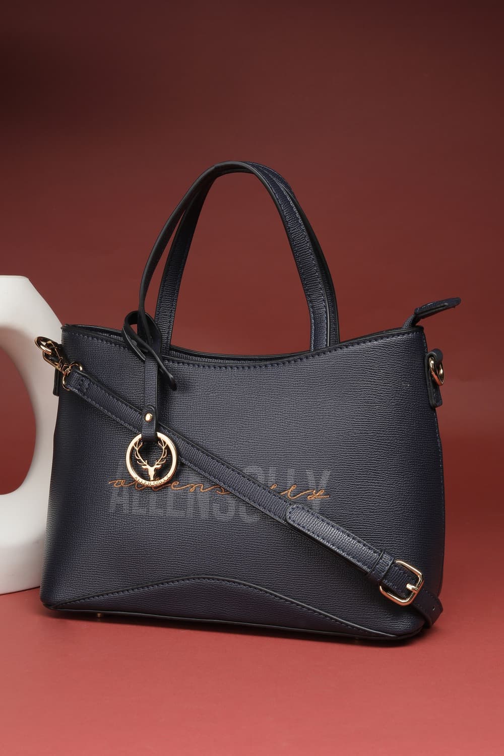 Women Navy Casual Sling Bag
