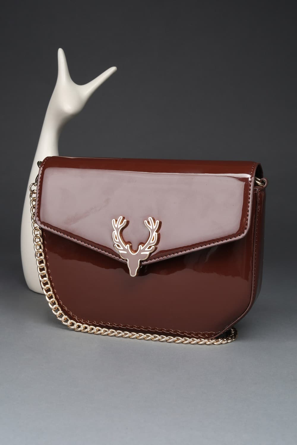 Women Brown Casual Sling Bag