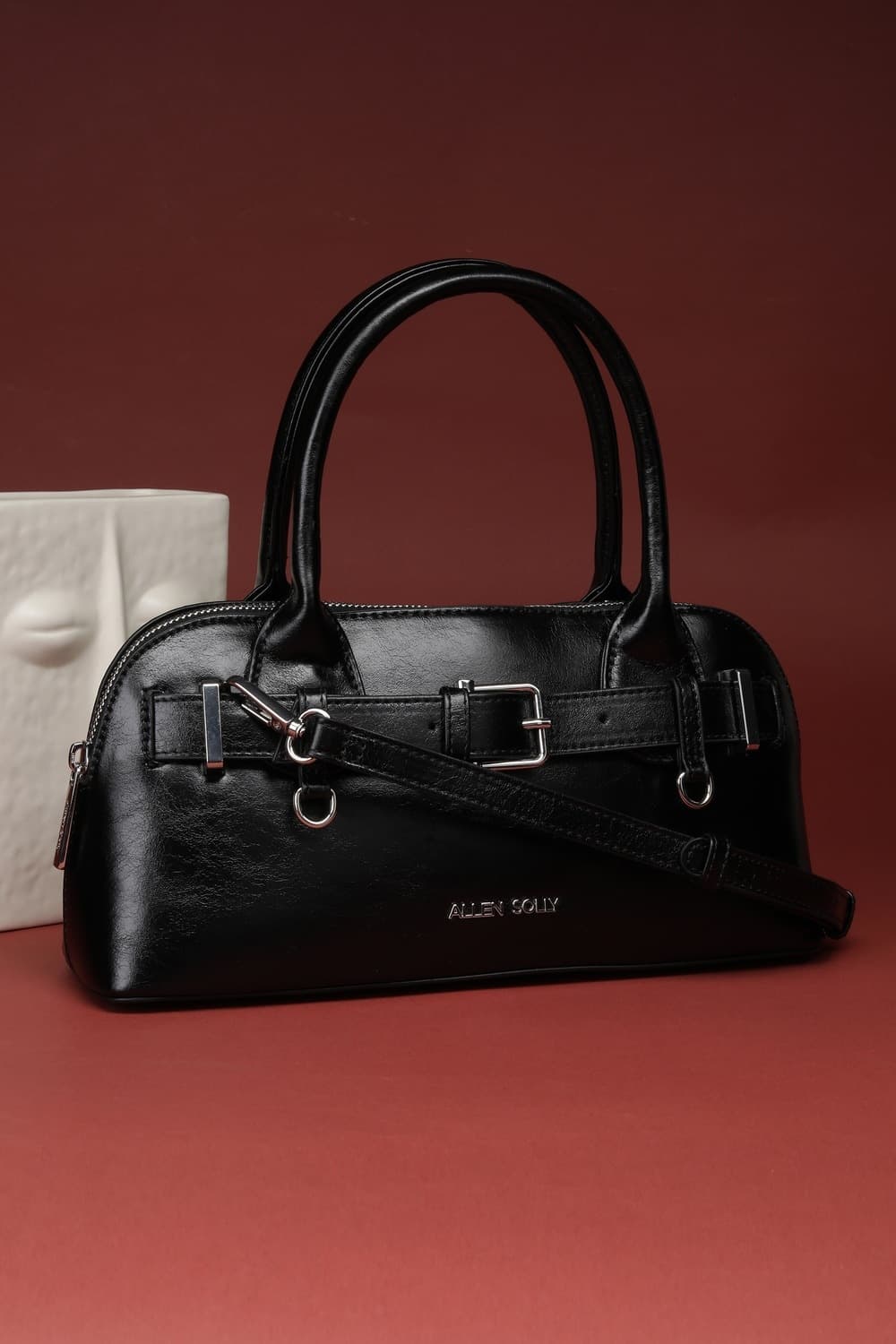 Women Black Casual Handbag