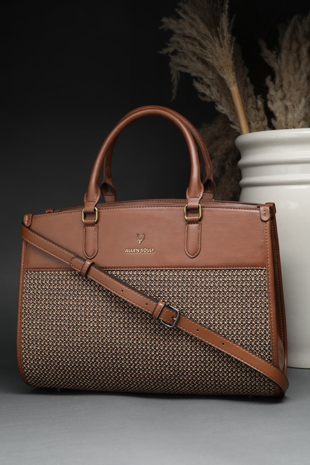 Women Brown Formal Handbag