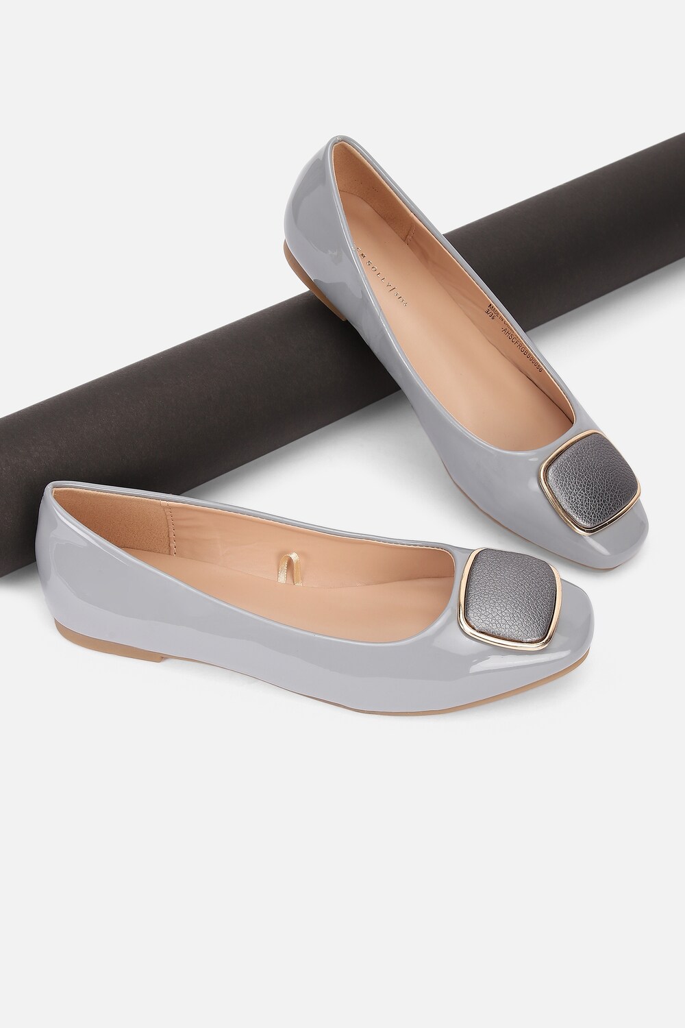 Women Grey Casual Ballerinas