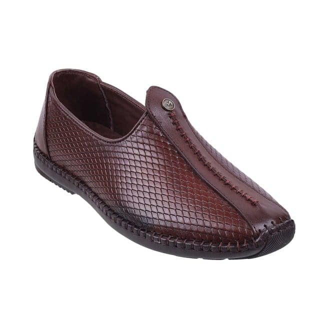 Men Brown Ethnic Jutis