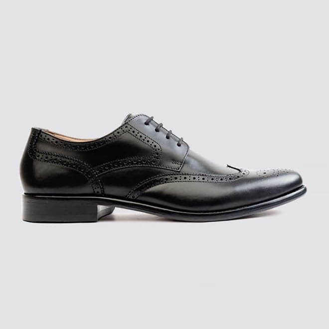Men Black Formal Brogue