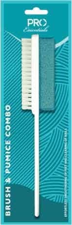 Pro Essentials Brush &amp; Pumice Combo Turqouise