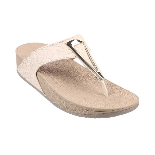 Women Off-White Casual Slip Ons