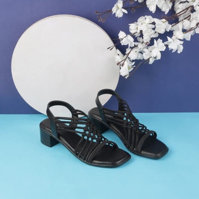 Women Black Casual Sandals