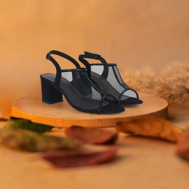 Women Black Casual Sandals