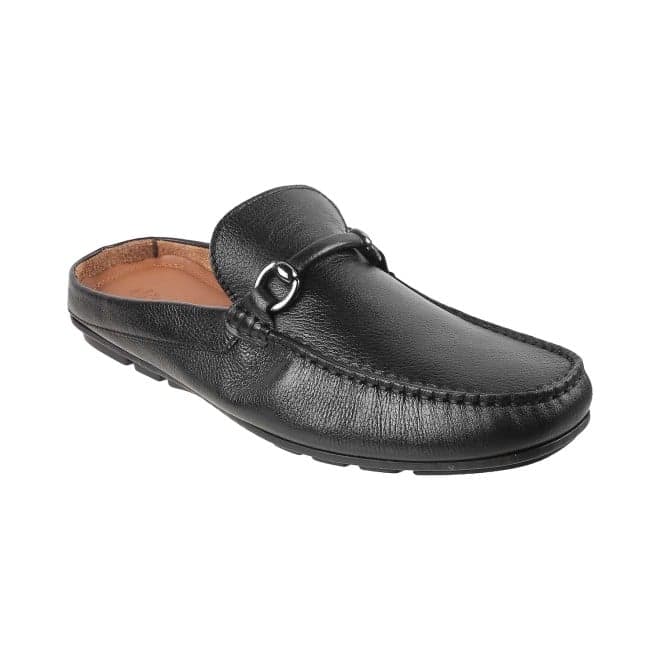Men Black Casual Slip Ons