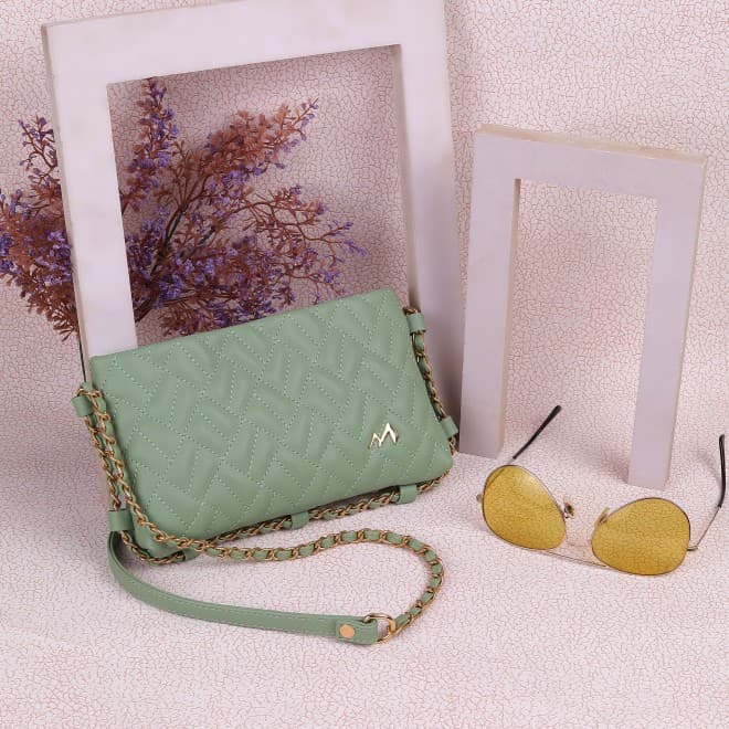 Women Light-green Sling Bag