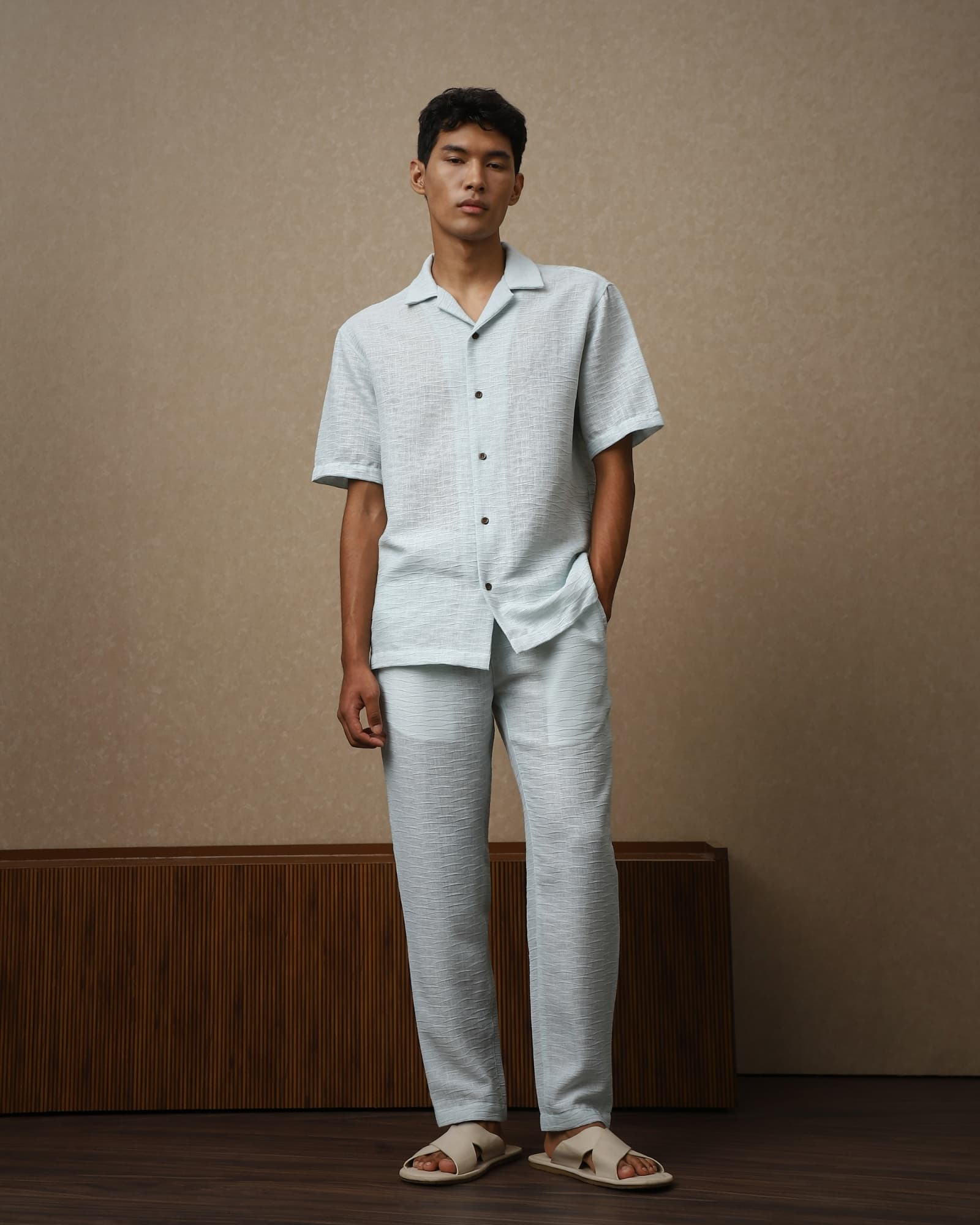 Aqua Relaxed Fit Drawstring Pants